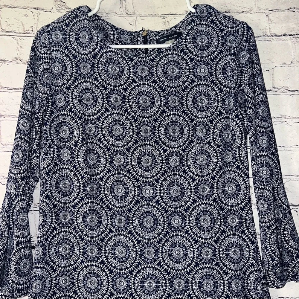 Tommy Hilfiger Women’s Jersey Bell Sleeve Knee Length Dress Size 8 - Picture 3 of 7